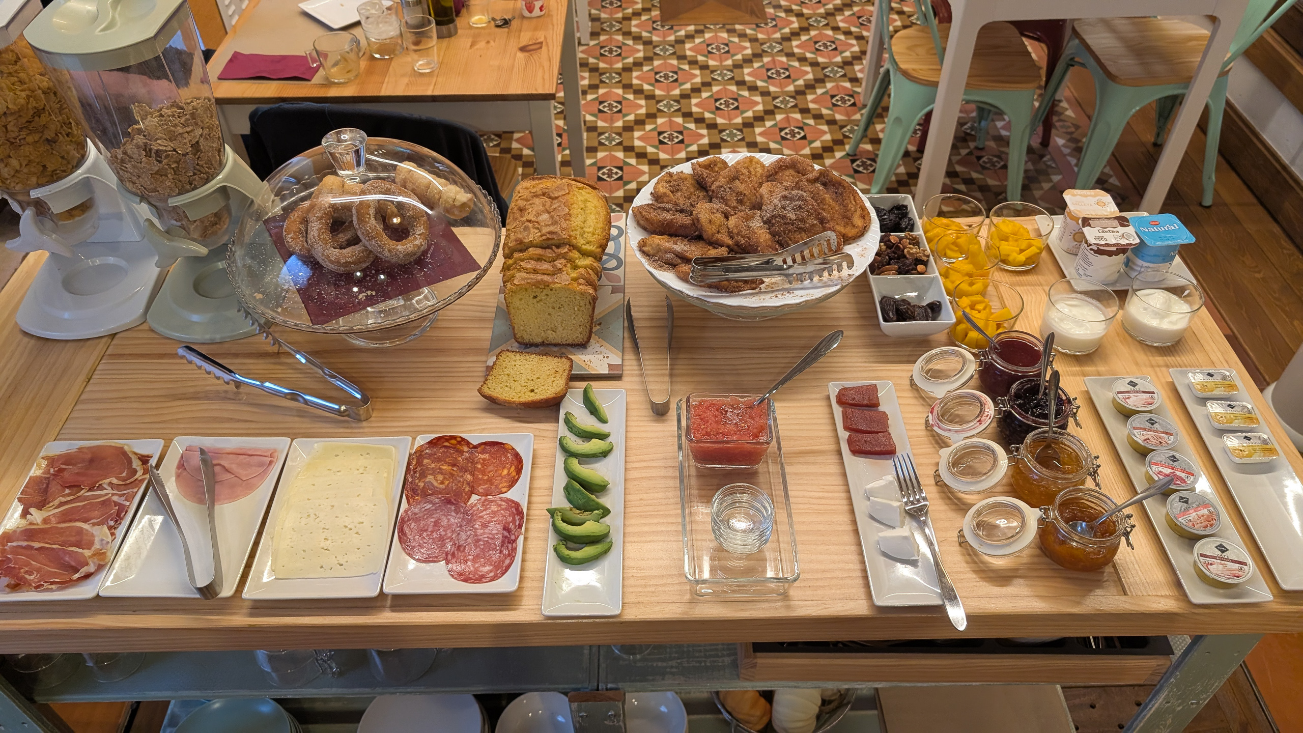 Das reiche Frühstück der Casa del Médico